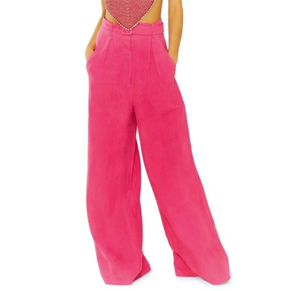 Lisa Maree Wide Leg Linen Pants